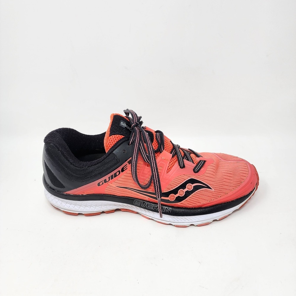 Saucony Guide Running Shoes Women's 7 Orange Black Comfort Support